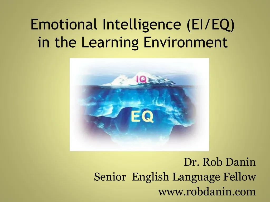 emotional intelligence ei eq in the learning environment n.
