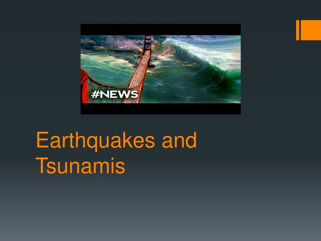 earthquakes and tsunamis n.