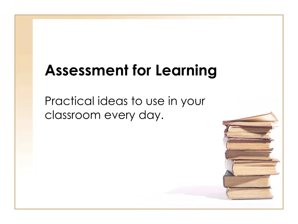 assessment for learning n.