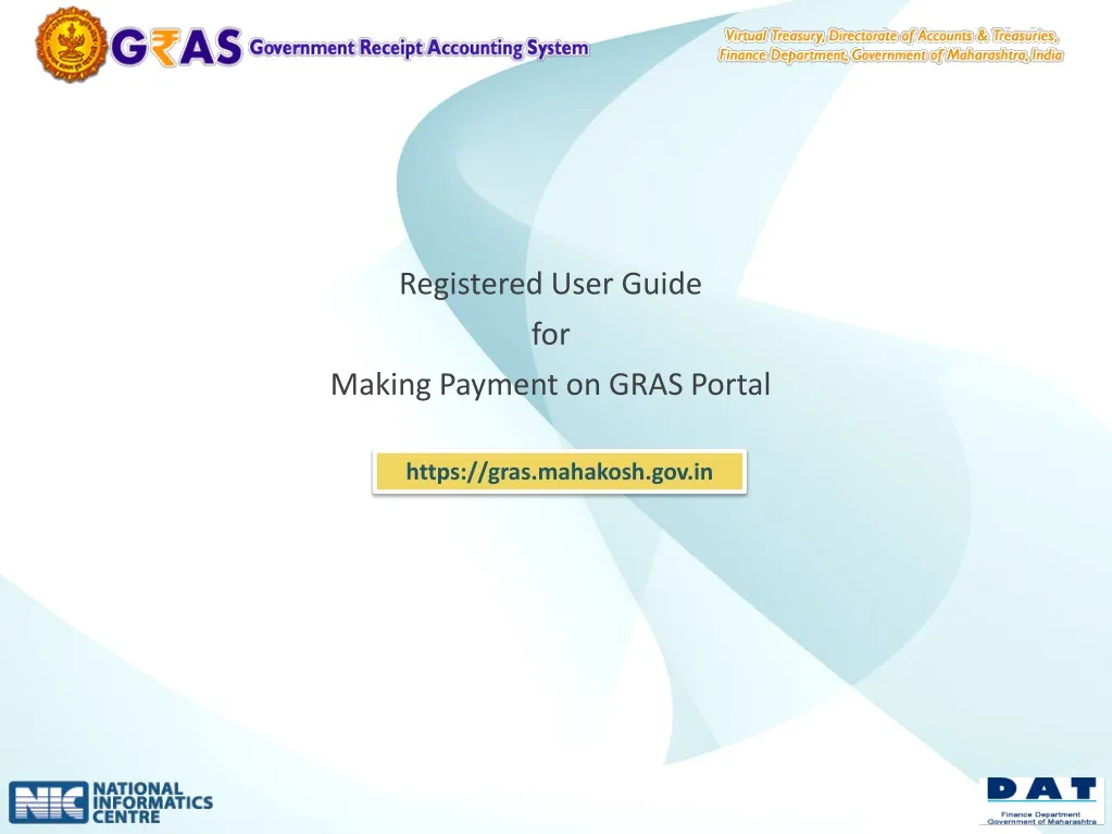 registered user guide for making payment on gras n.