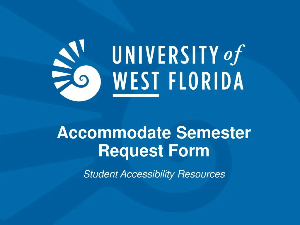 accommodate semester request form n.