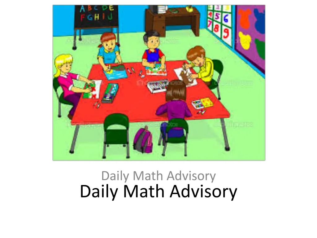 daily math advisory n.