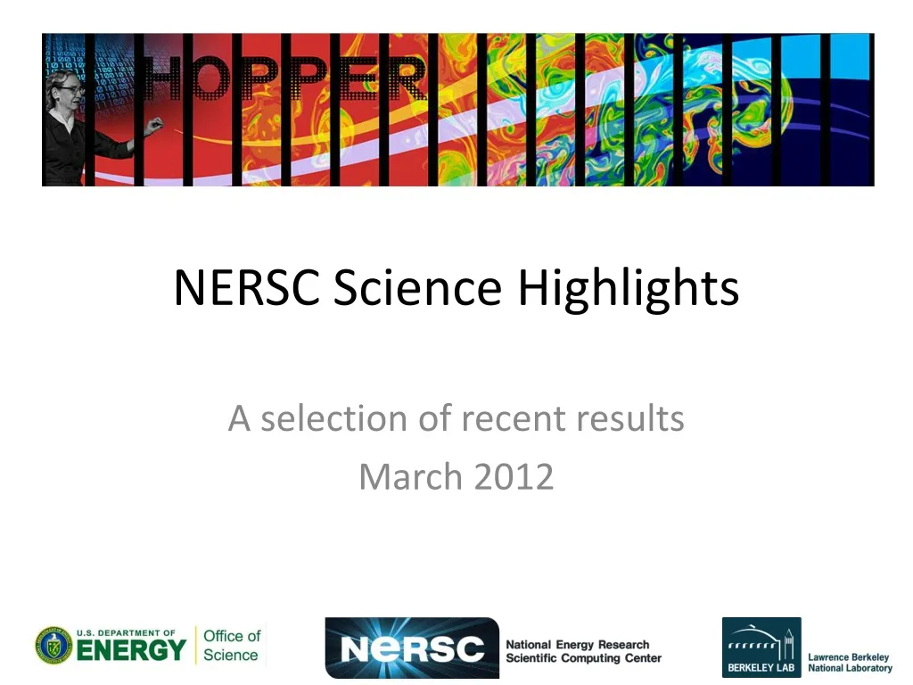 nersc science highlights n.
