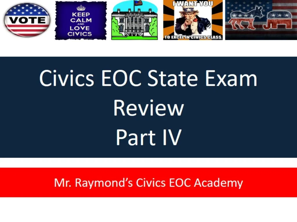civics eoc state exam review part iv n.