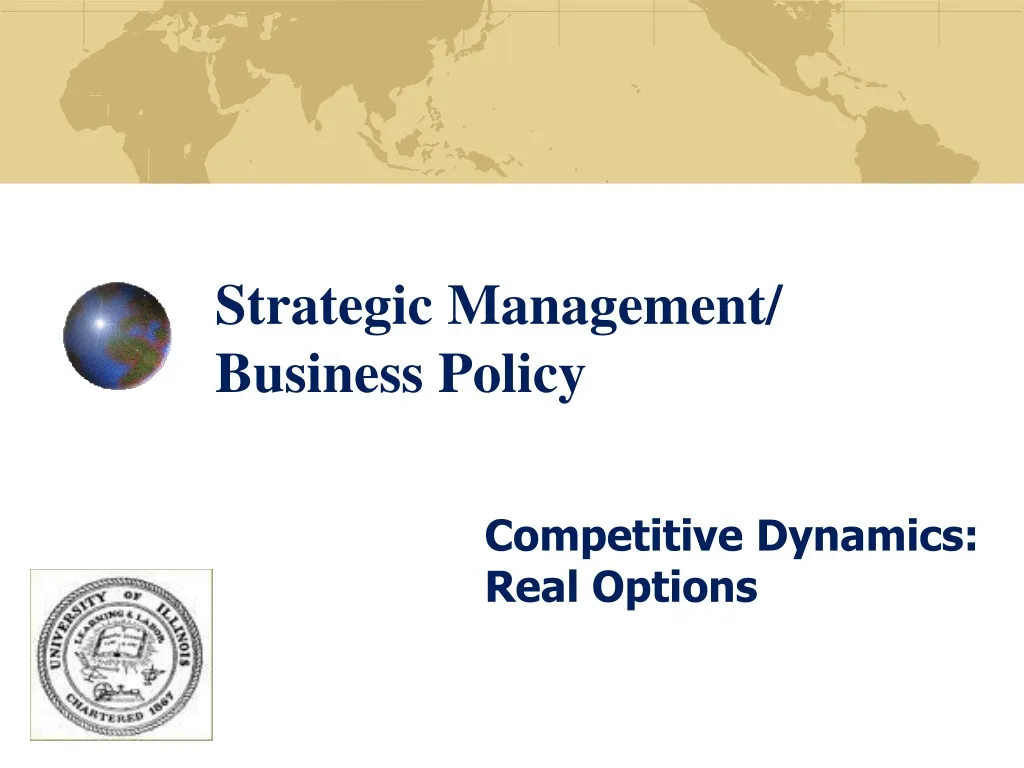strategic management business policy n.