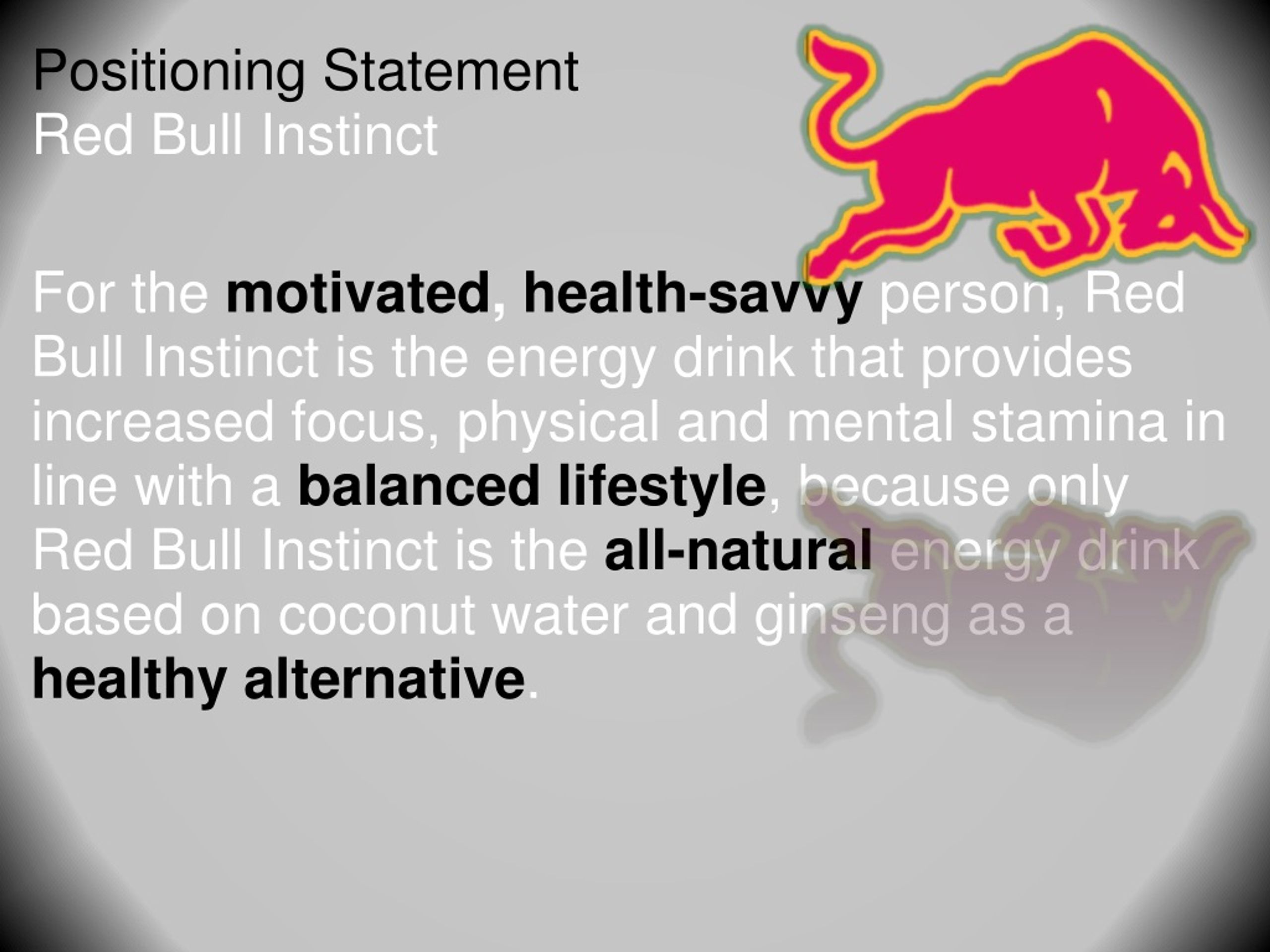 PPT - Bull Red Bull Instinct PowerPoint Presentation - ID:169712