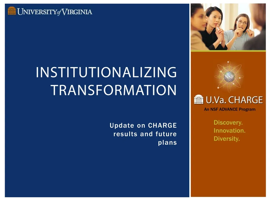 institutionalizing transformation n.