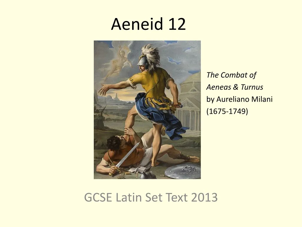 PPT - Aeneid 12 PowerPoint Presentation, Free Download - ID:170163