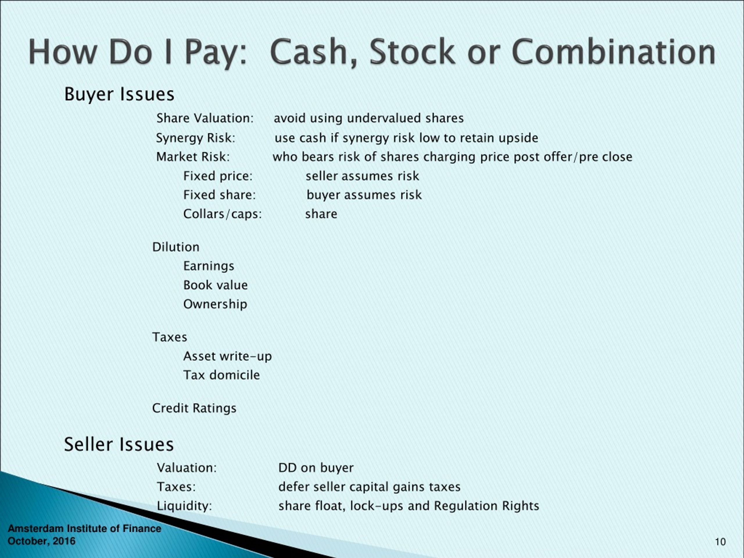 Ppt Acquisition Finance Structuring Structuring The Deal Powerpoint Presentation Id171686 3770