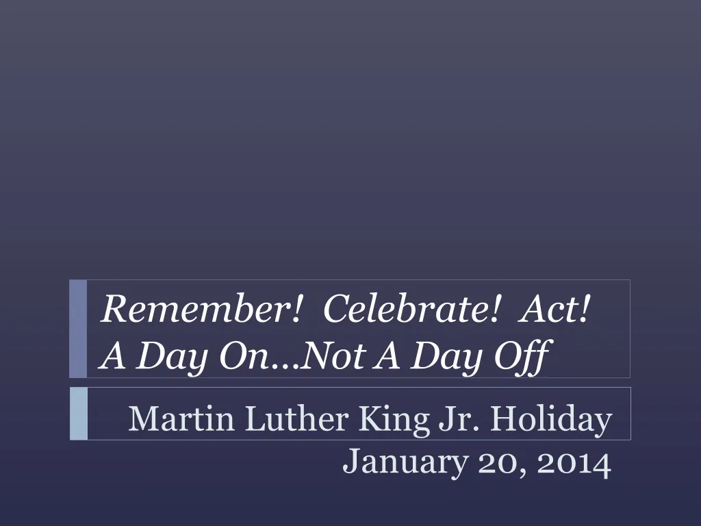 martin luther king jr holiday january 20 2014 n.
