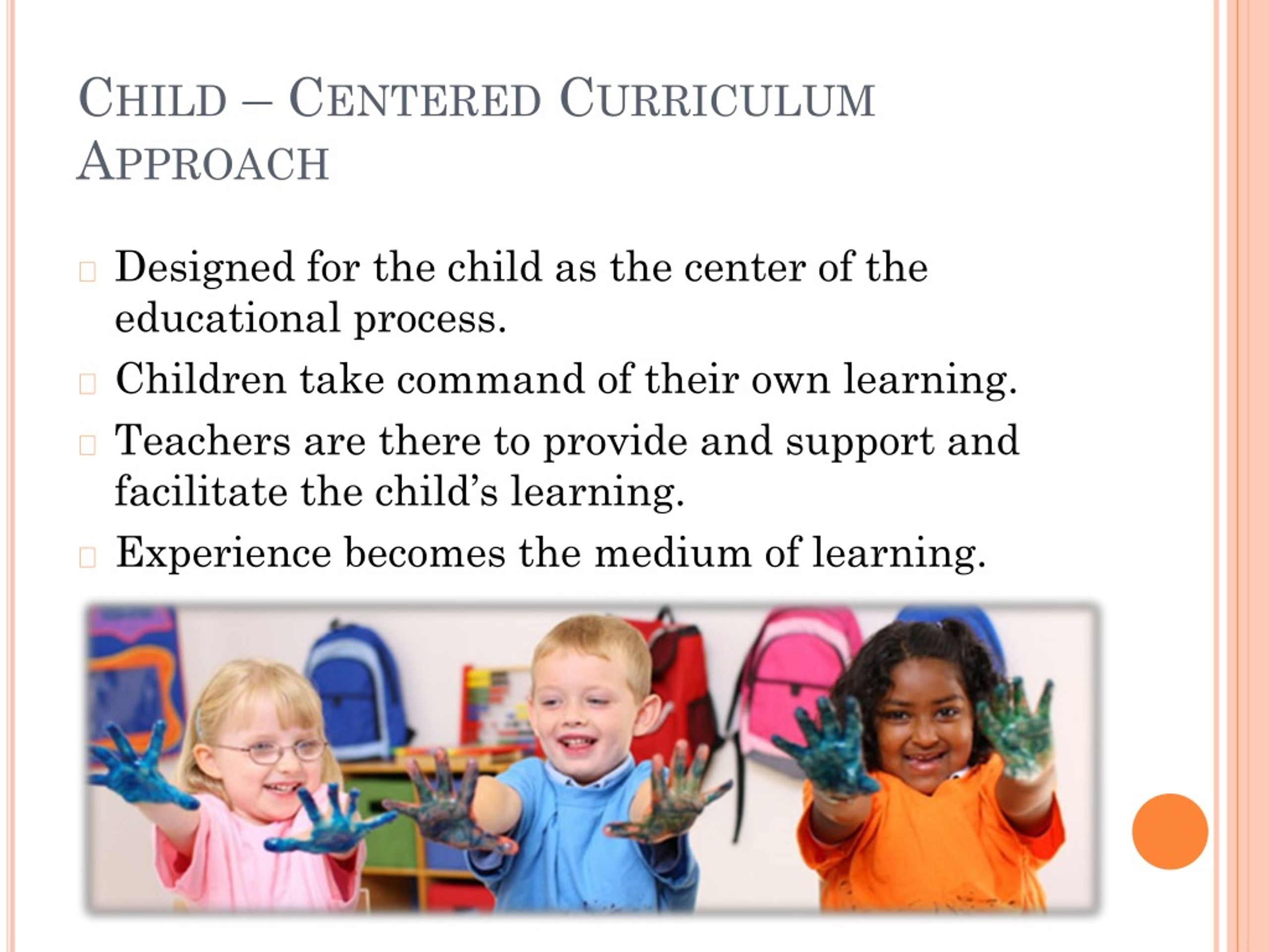 modern child centered education ppt