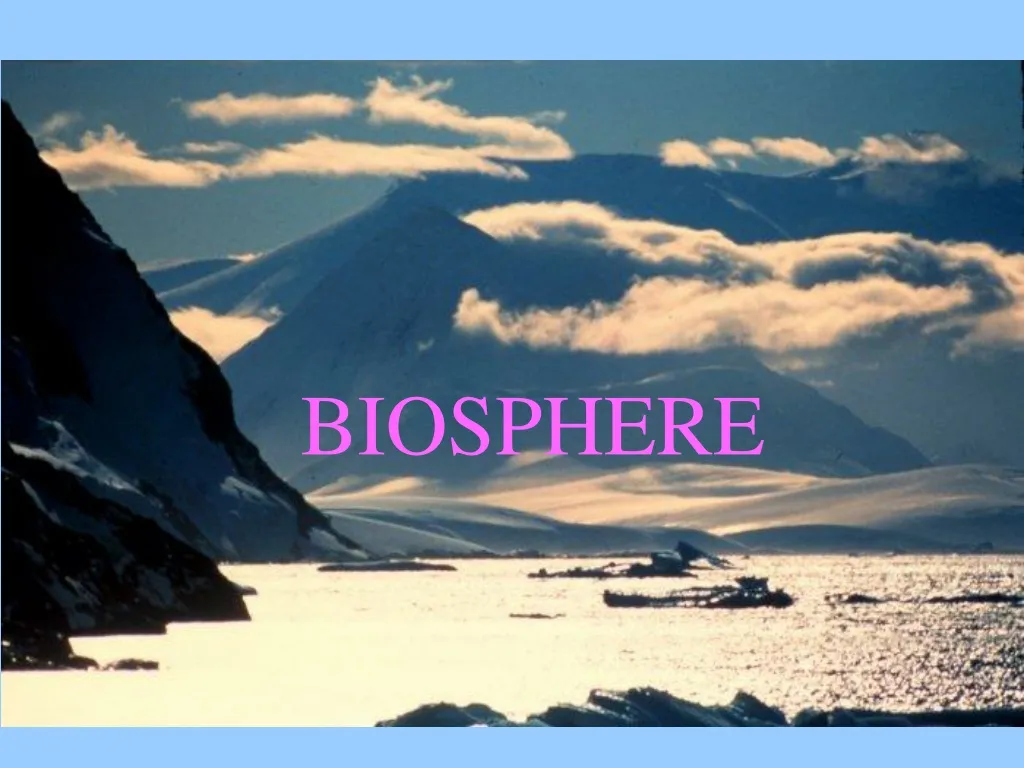 biosphere n.