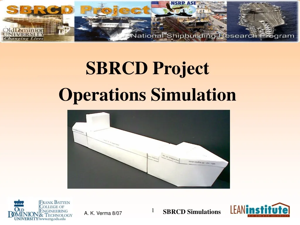 sbrcd project operations simulation n.