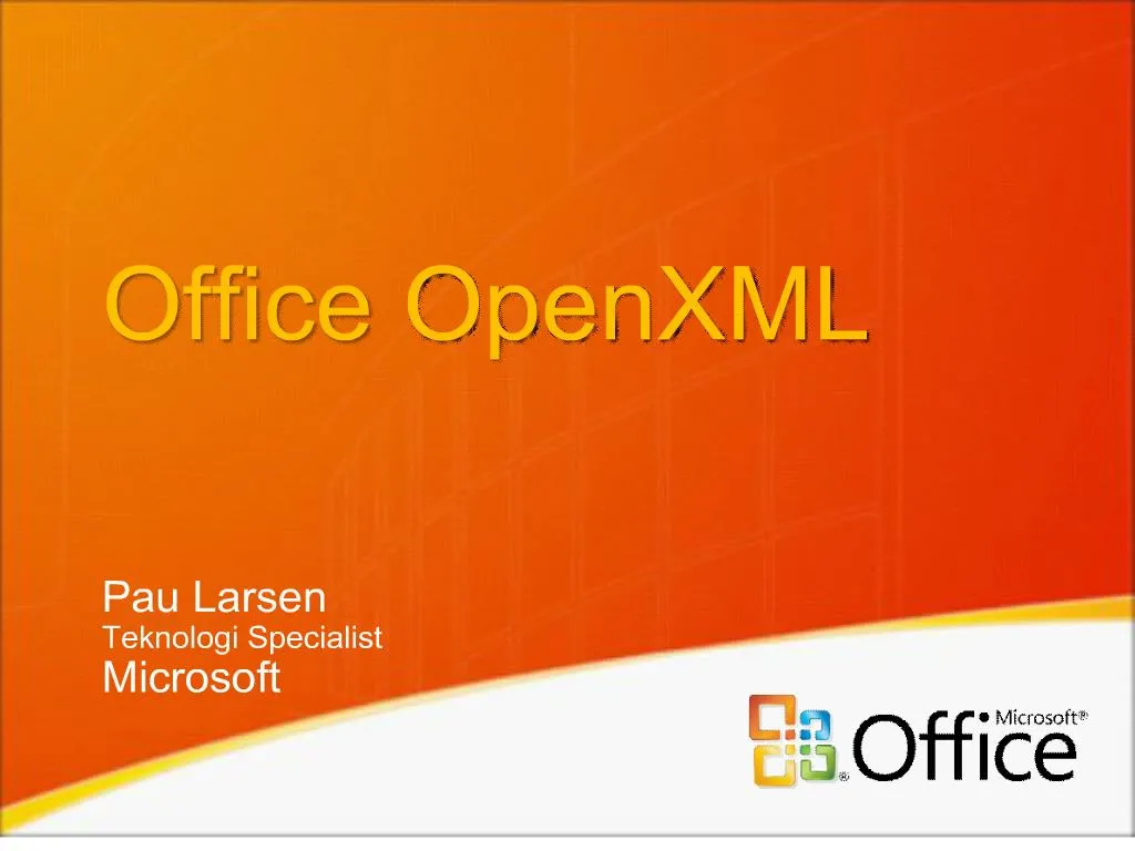 openxml create powerpoint presentation