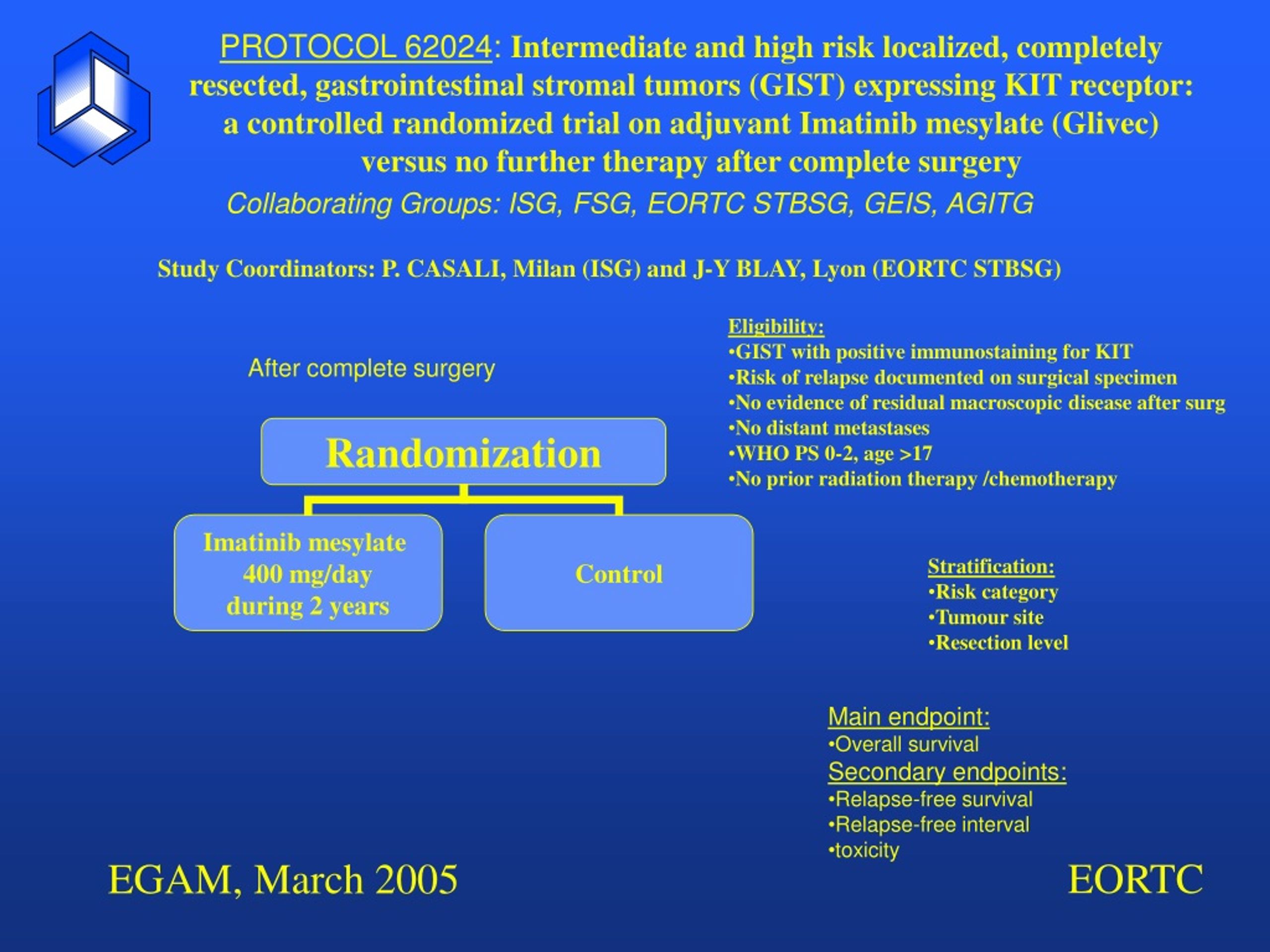 EORTC Groups Annual Meeting (EGAM) - EORTC