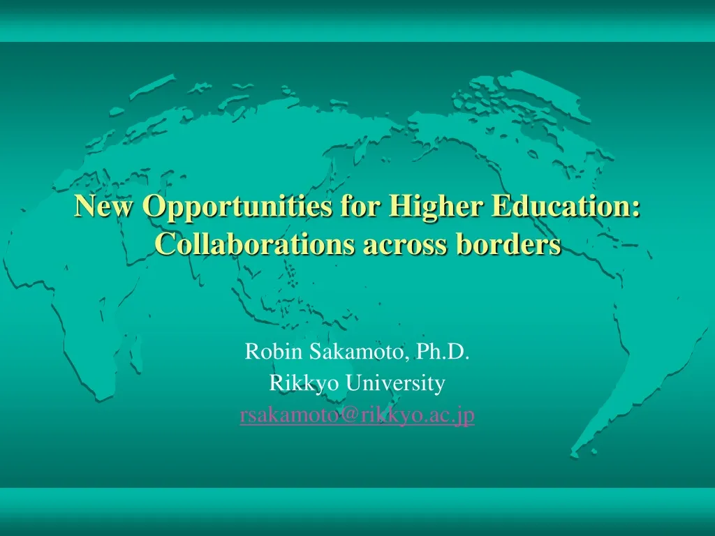 new opportunities for higher education collaborations across borders n.