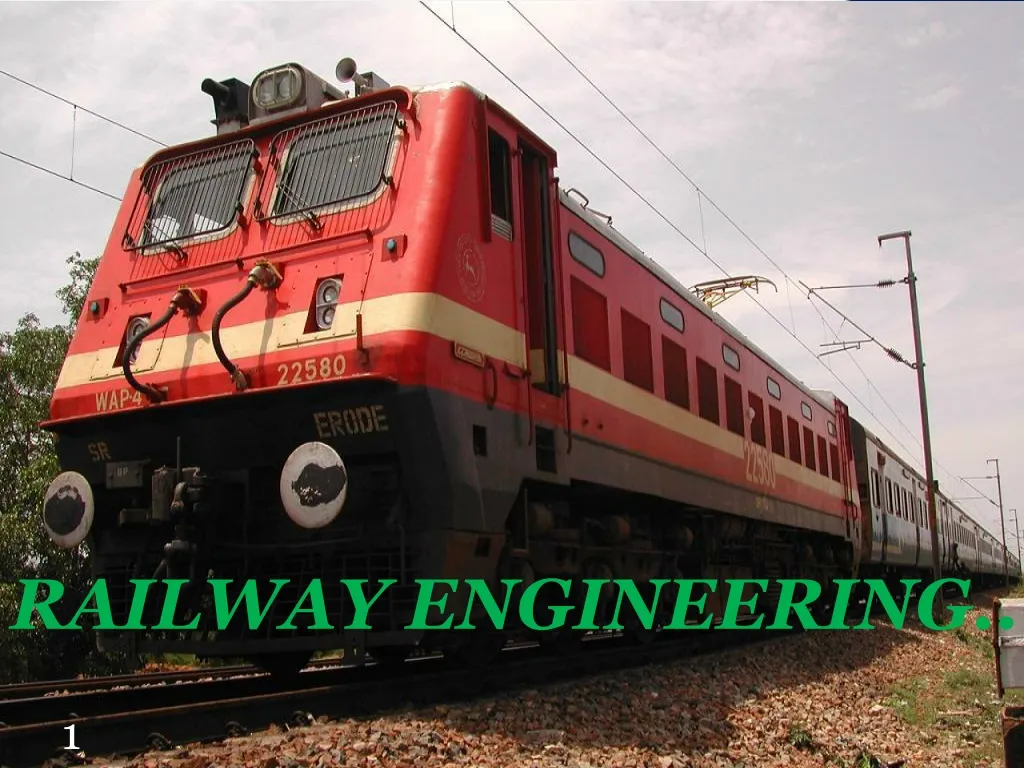 railway engineering n.
