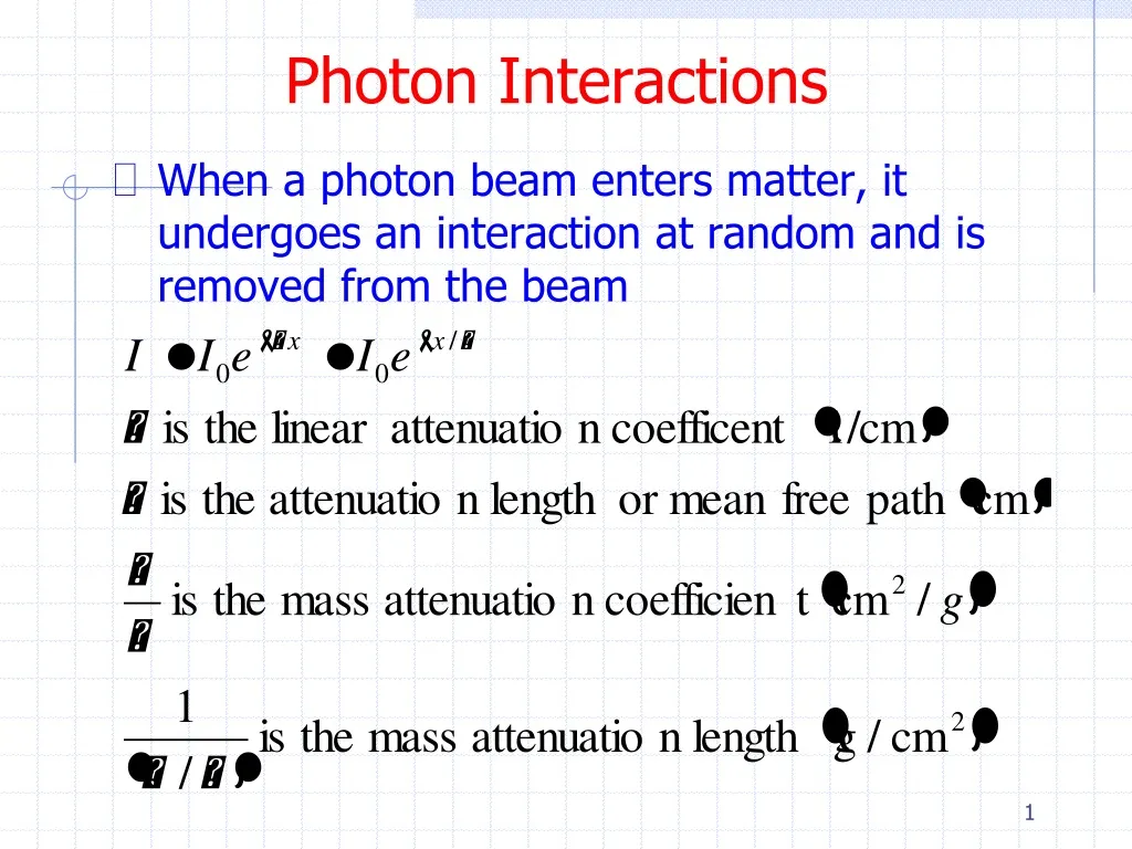photon interactions n.