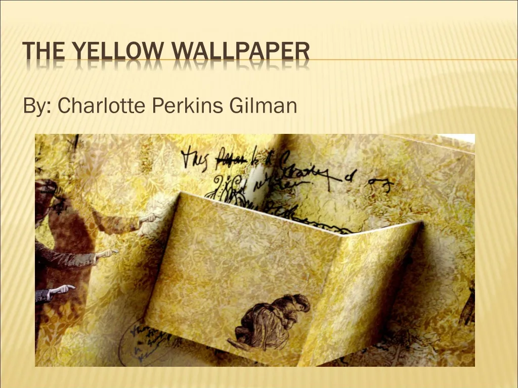 the yellow wallpaper n.
