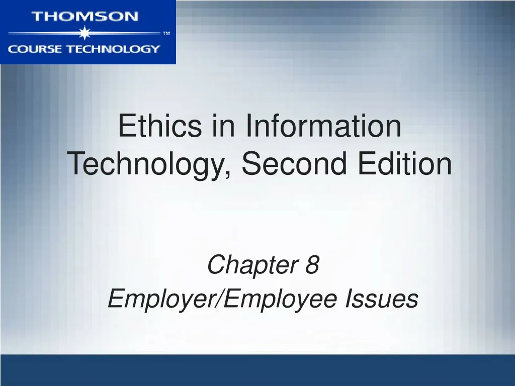 ethics in information technology second edition n.