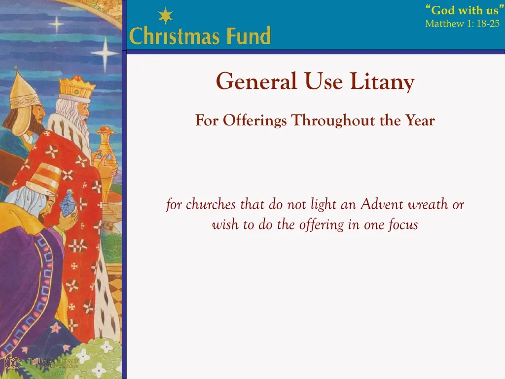 general use litany for offerings throughout n.