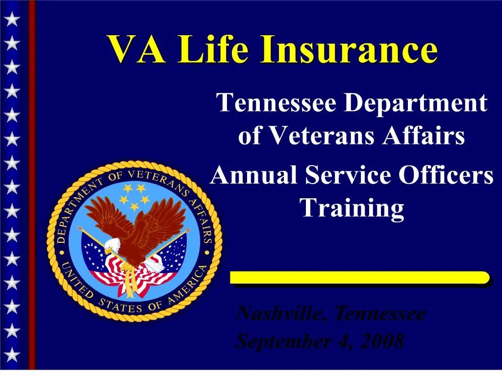 PPT VA Life Insurance PowerPoint Presentation, free download ID180523