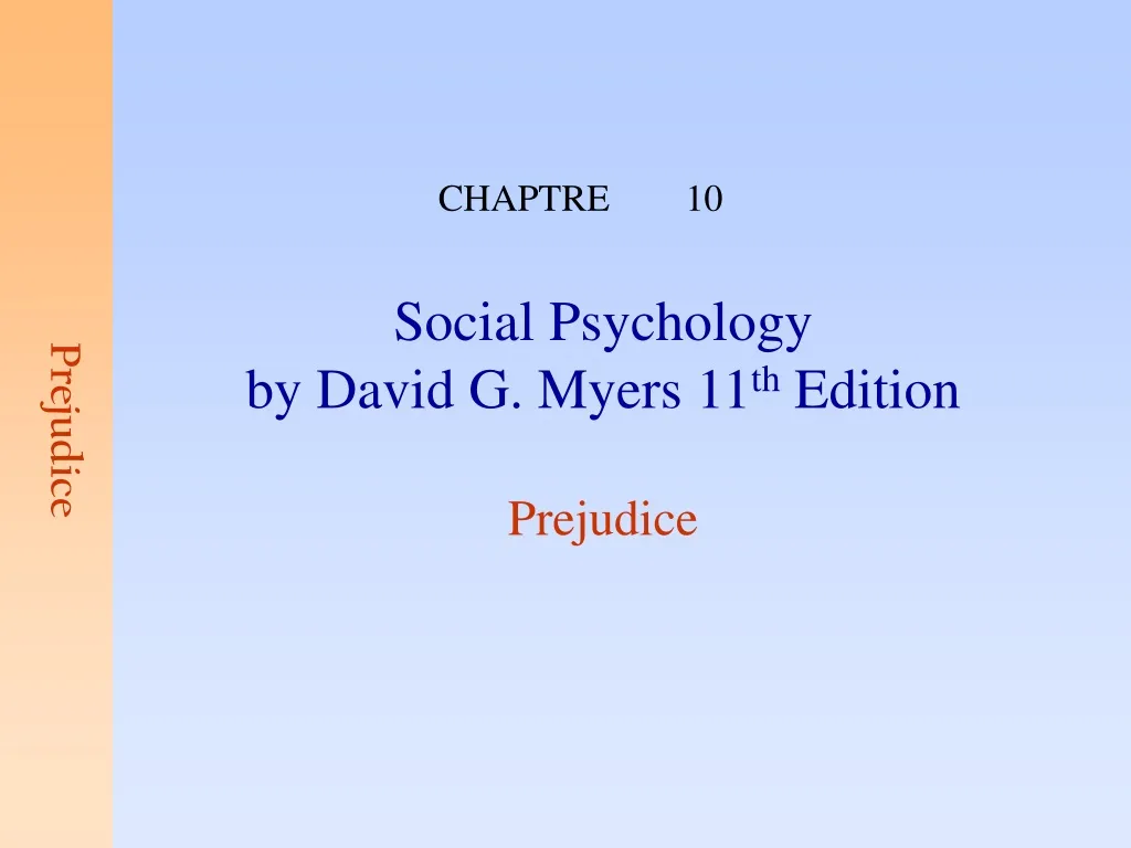 social psychology by david g myers 11 th edition n.