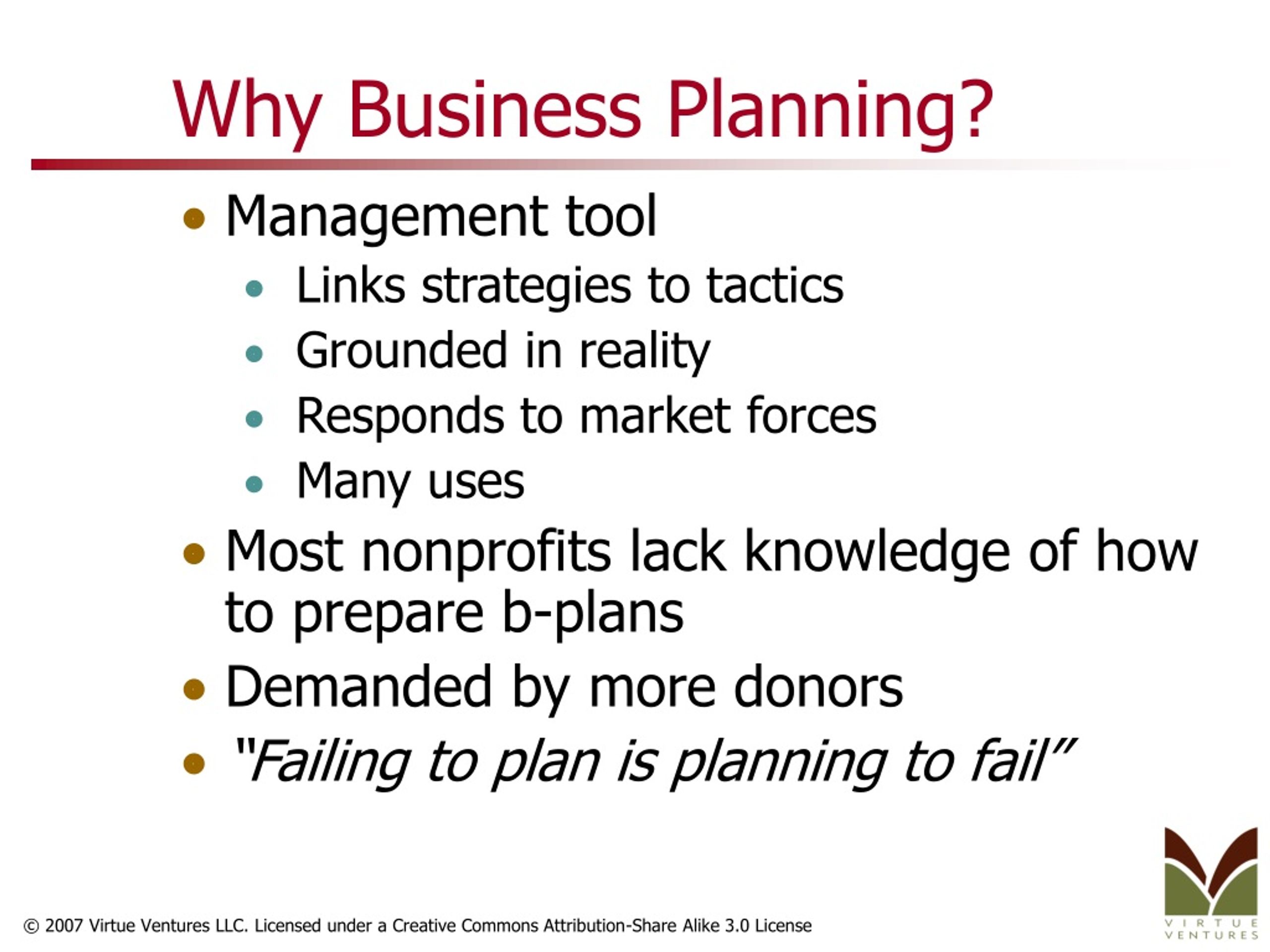 recall why a business plan should be professionally presented