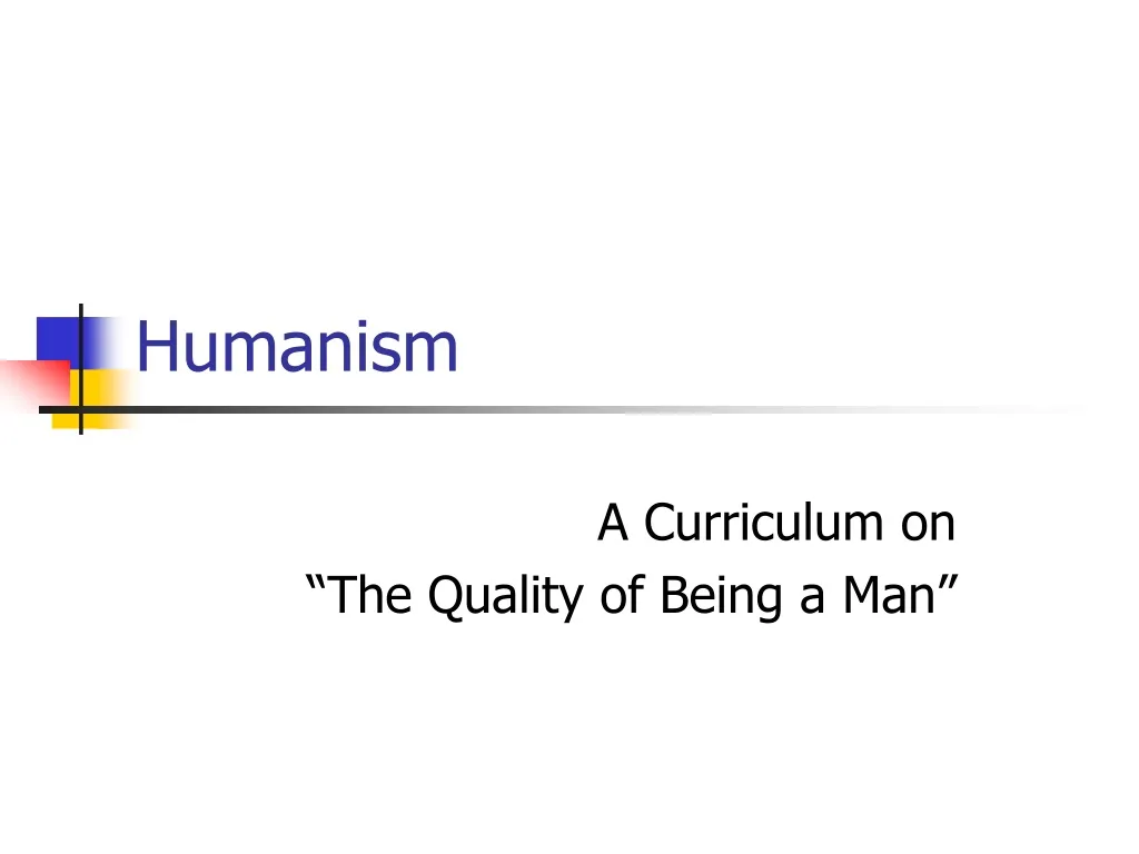 humanism n.