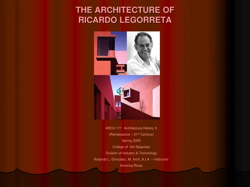 the architecture of ricardo legorreta n.