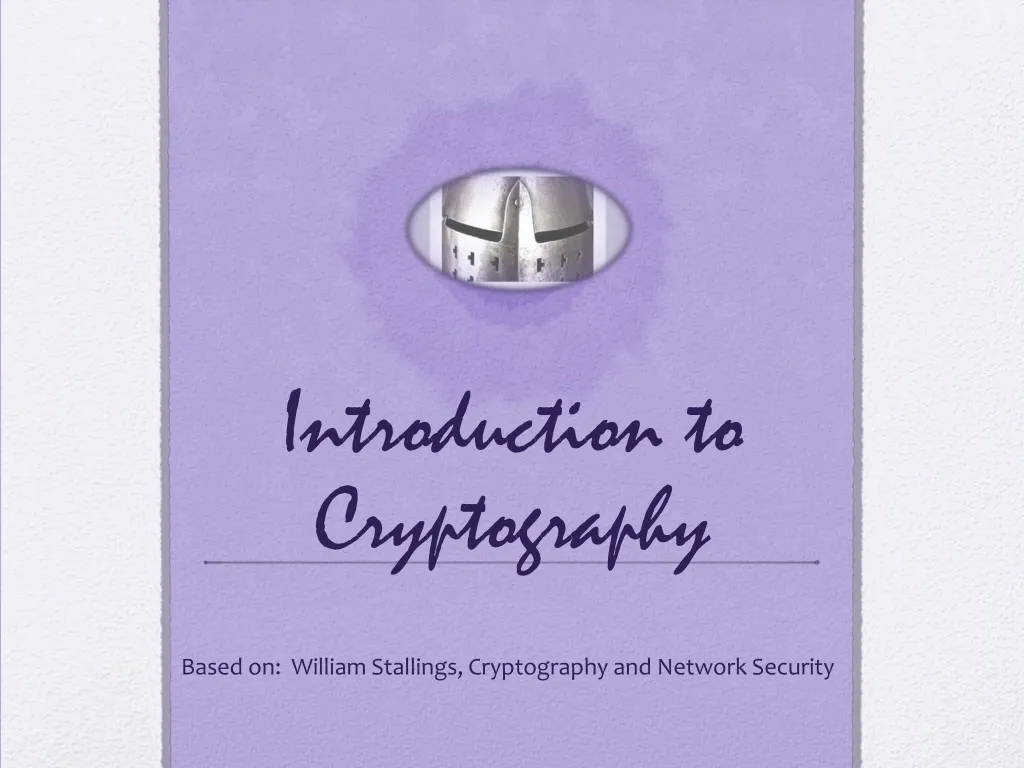introduction to cryptography n.