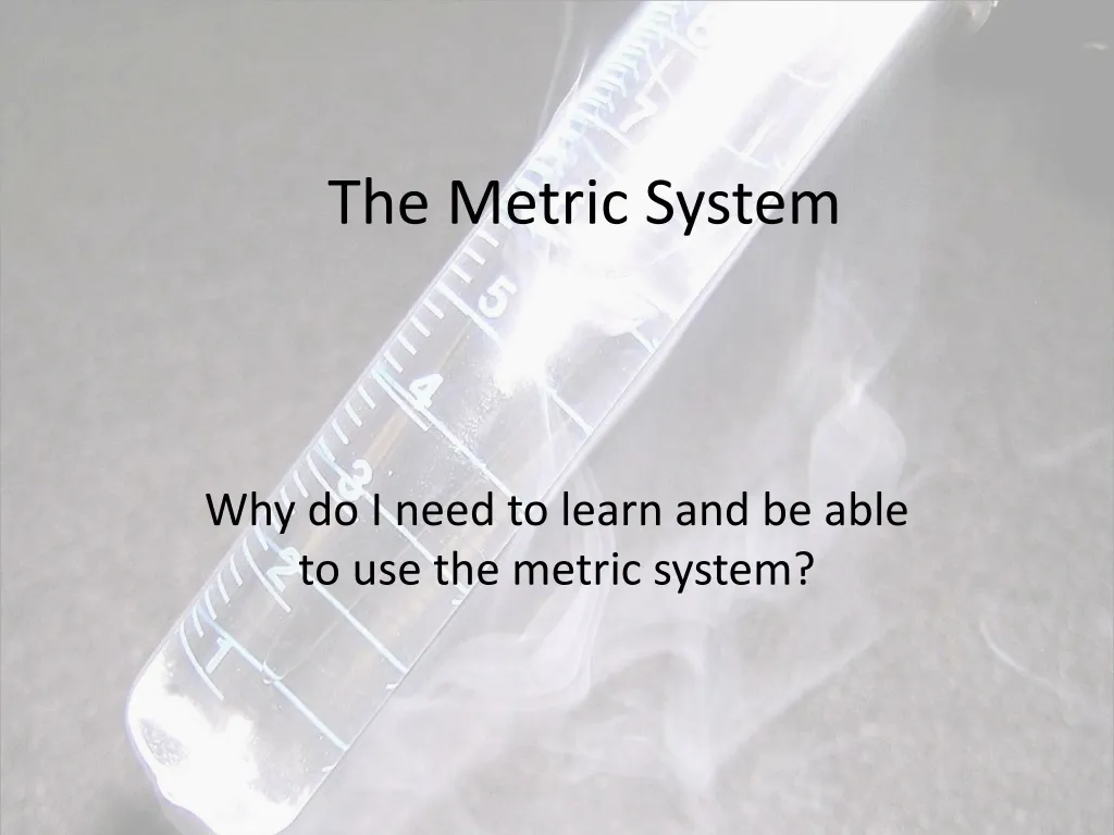 the metric system n.