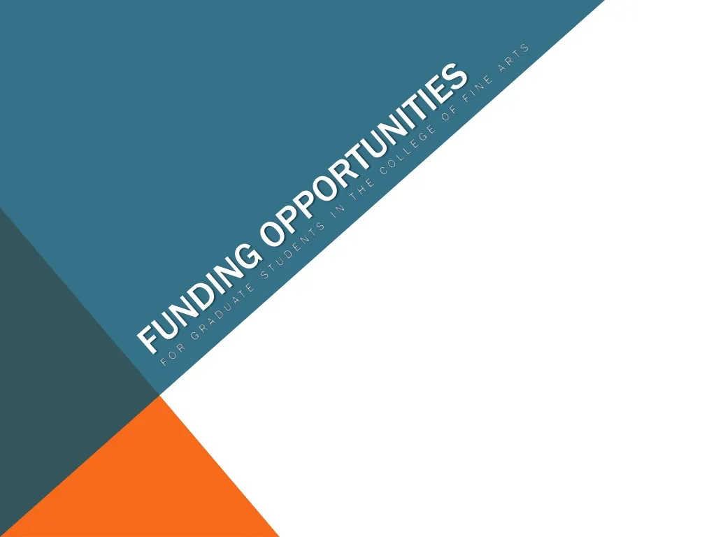 funding opportunities n.