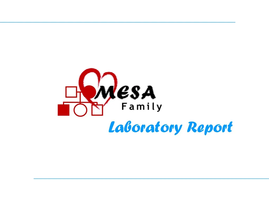laboratory report n.