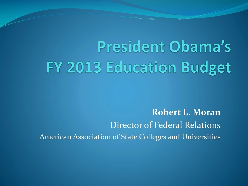 president obama s fy 2013 education budget n.