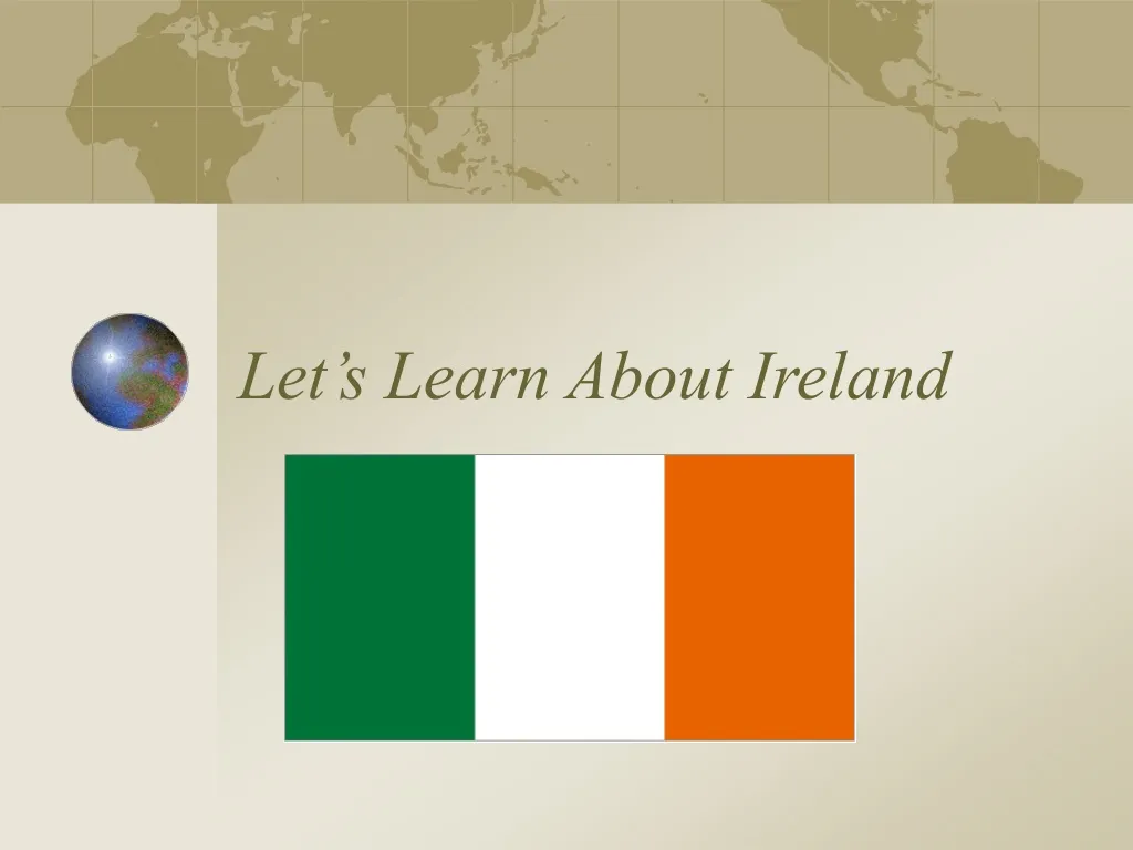 let s learn about ireland n.