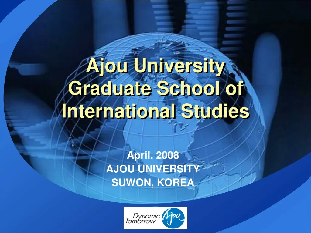 ajou university graduate school of international studies n.