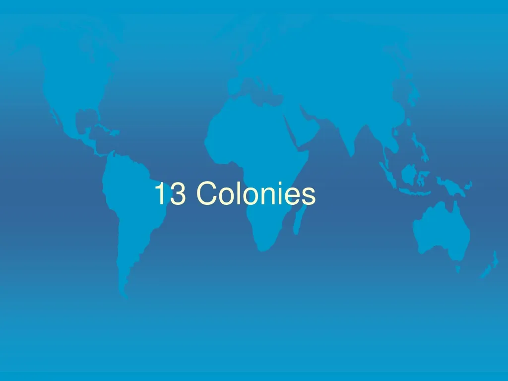 13 colonies n.