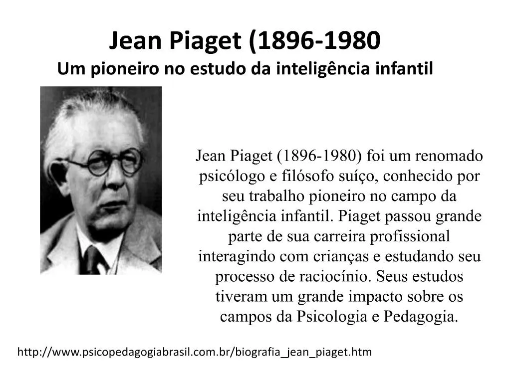 jean piaget foi um renomado psicólogo