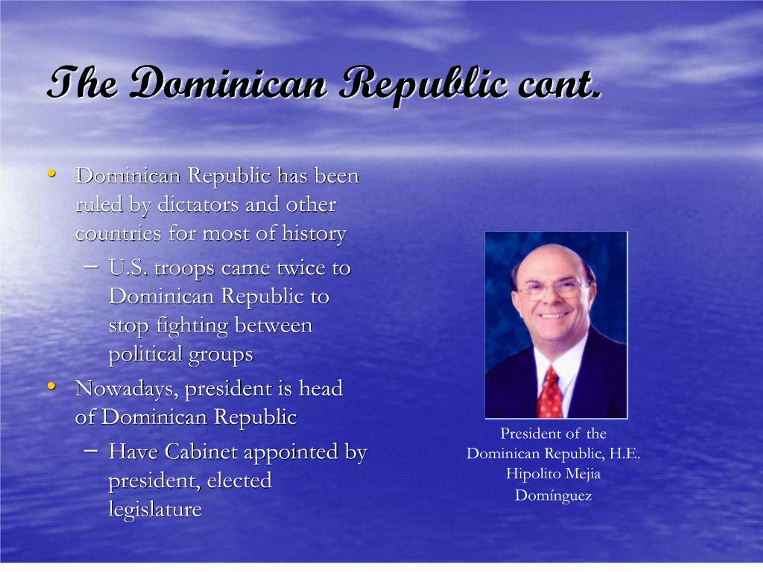 Ppt The Dominican Republic Culture And History Powerpoint Presentation Id 188499