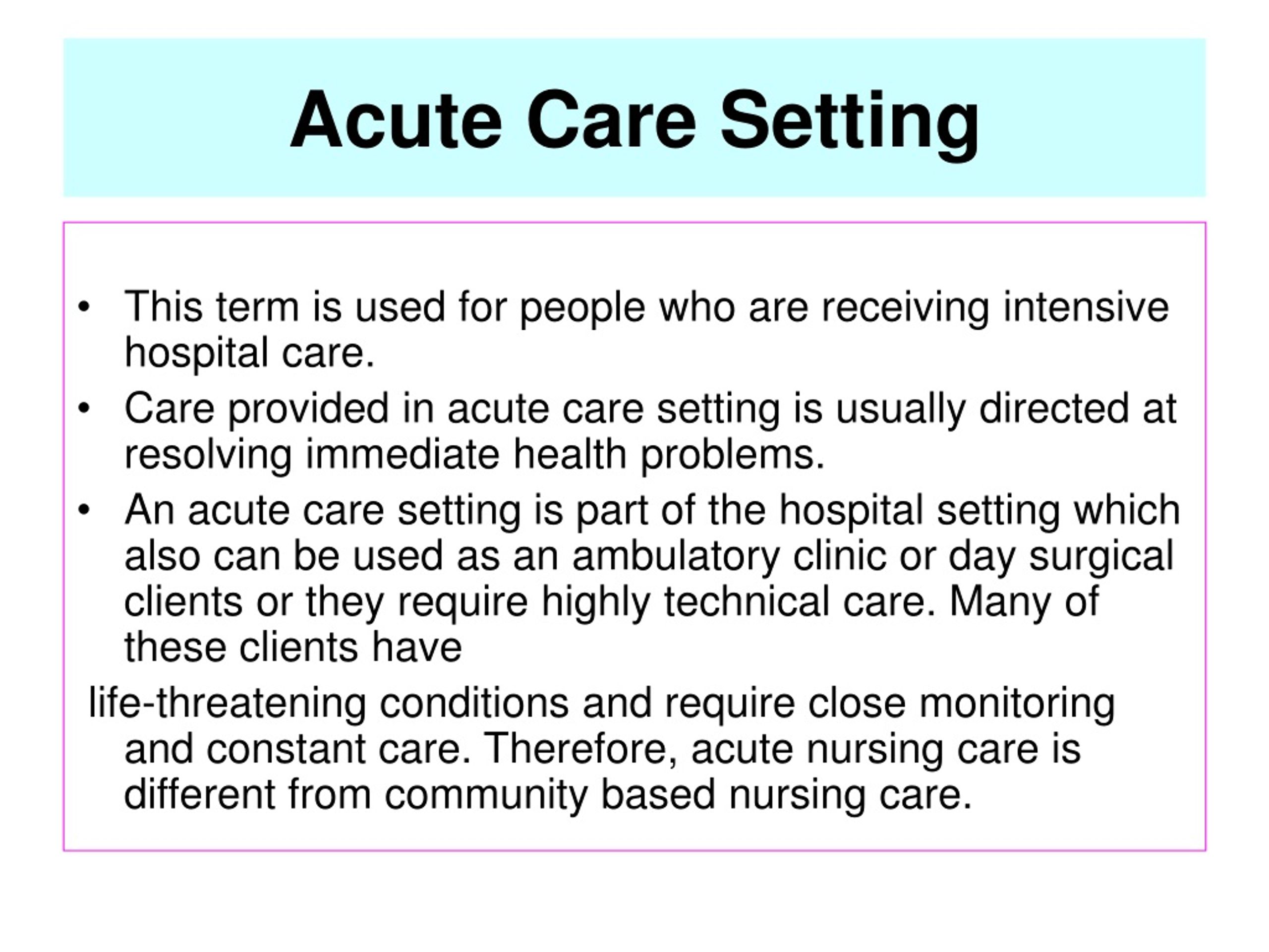 ppt-acute-care-setting-powerpoint-presentation-free-download-id-189669