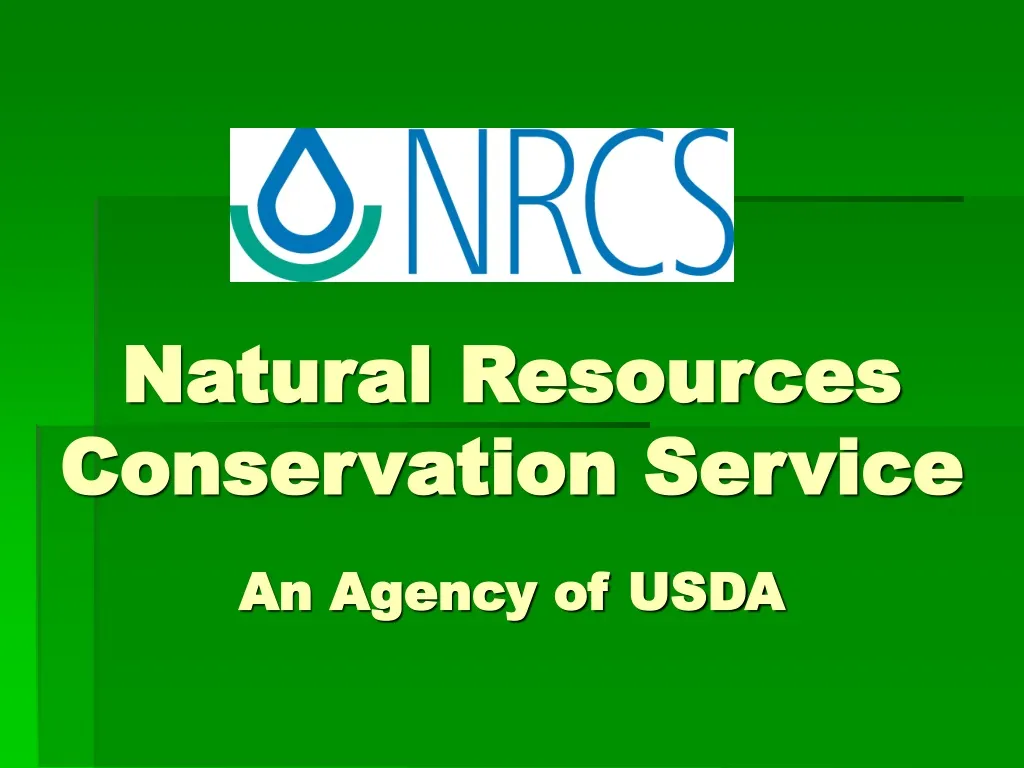 natural resources conservation service an agency of usda n.