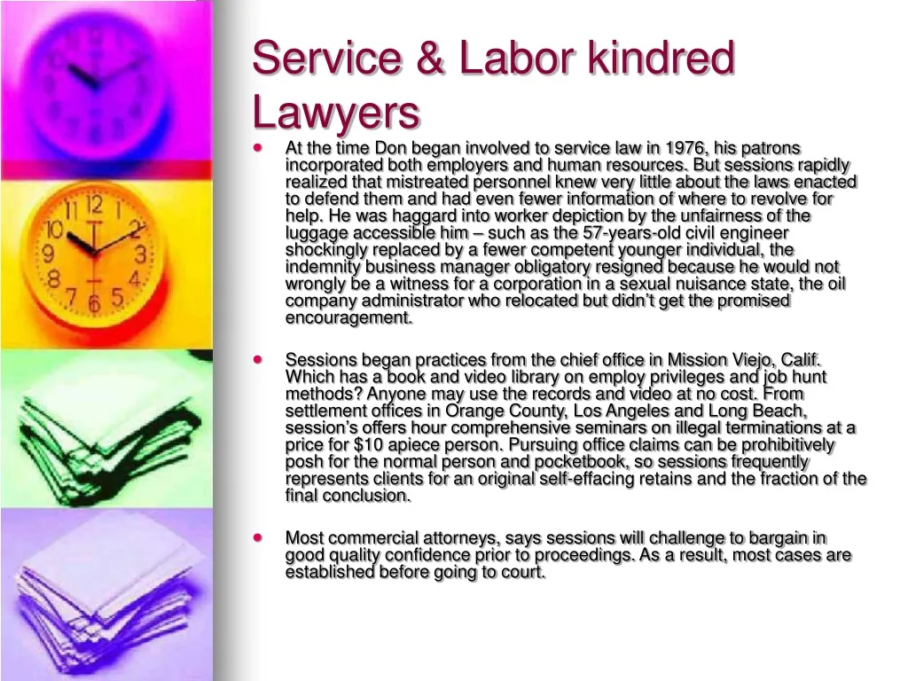 service labor kindred lawyers n.