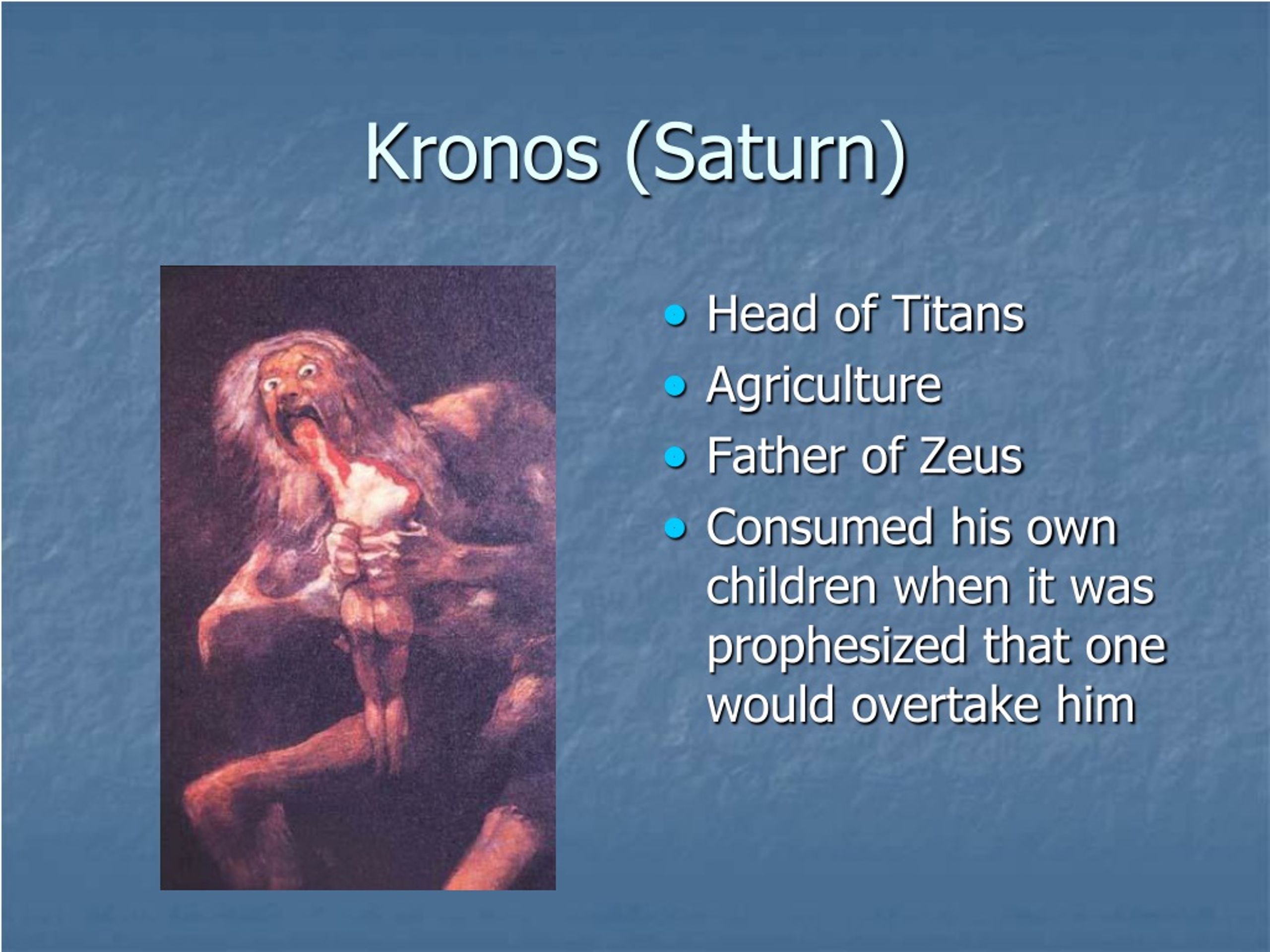 Титан отец зевса 4 буквы на к. Картина Сатурн пожирающий своих детей. Кронос картинки.