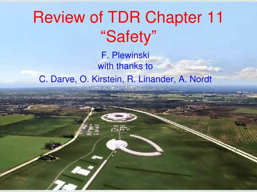 review of tdr chapter 11 safety n.