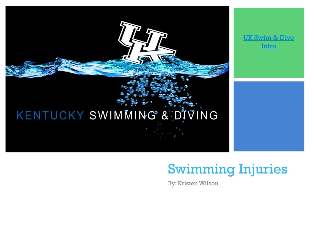 swimming injuries n.