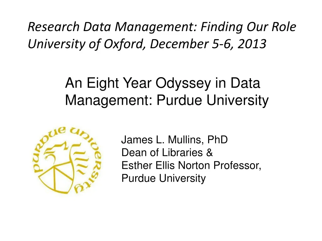 research data management finding our role n.