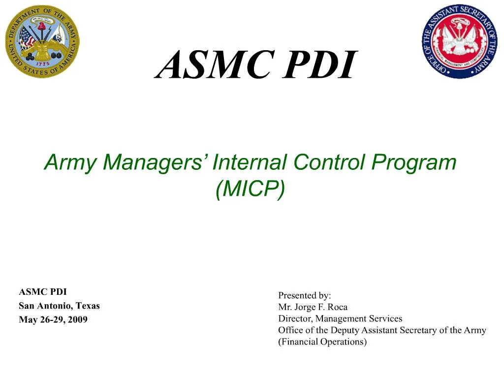 PPT - ASMC PDI PowerPoint Presentation, free download - ID:198868