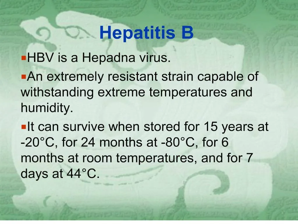 PPT - Hepatitis B PowerPoint Presentation, Free Download - ID:201339