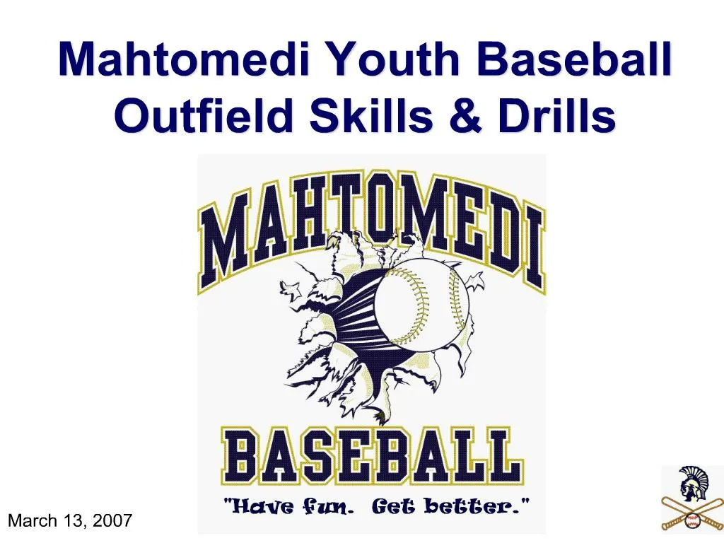 PPT Mahtomedi Youth Baseball Outfield Skills Drills PowerPoint Presentation ID202018